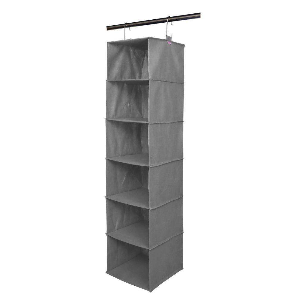 Space Logic 6-Shelf Hanging Organiser Urban Grey image 3