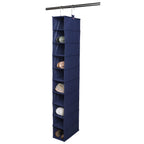Space Logic 10-Pocket Hanging Organiser Navy image 0