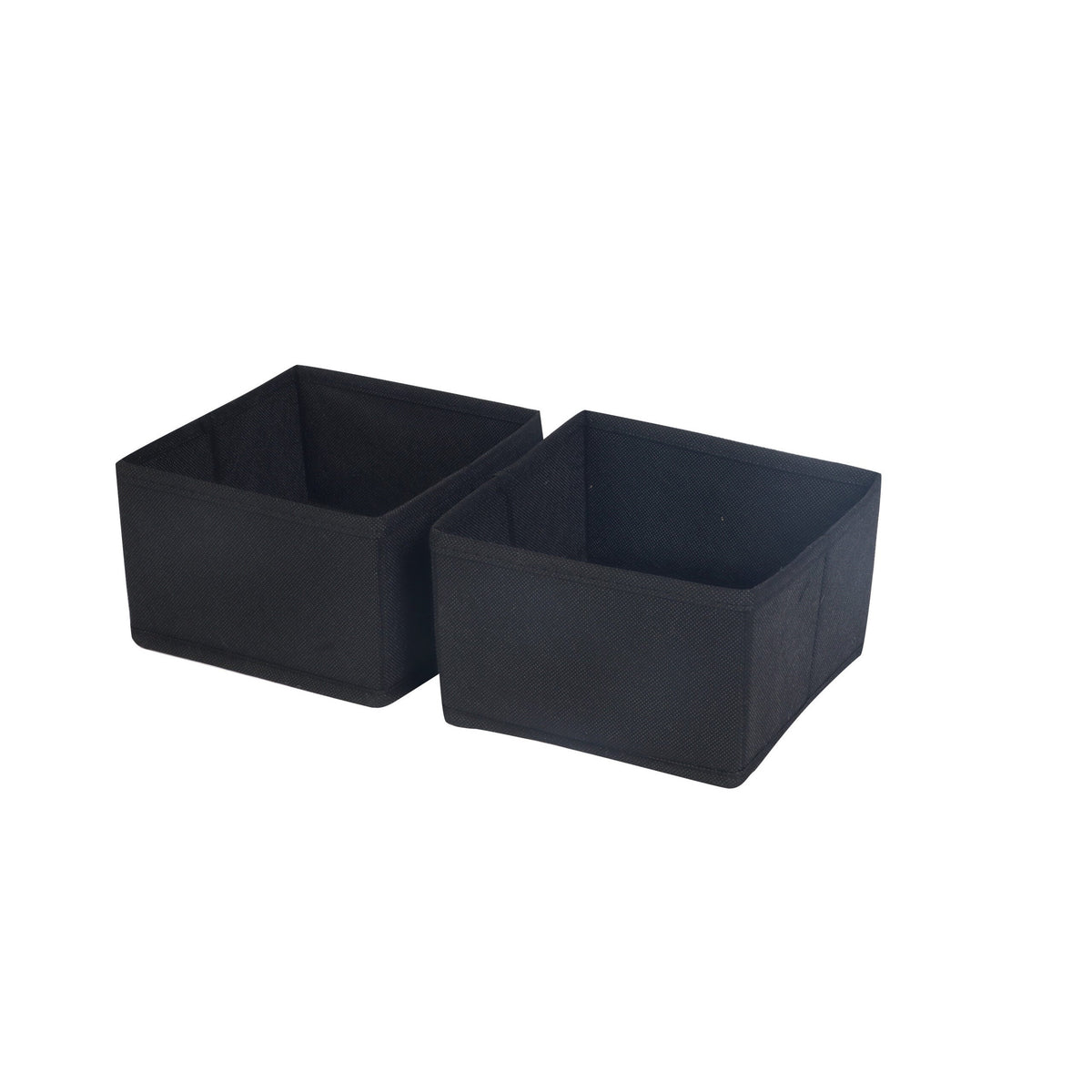 Space Logic Drawer & Closet Caddy Small Twin Pack Midnight Black image 1