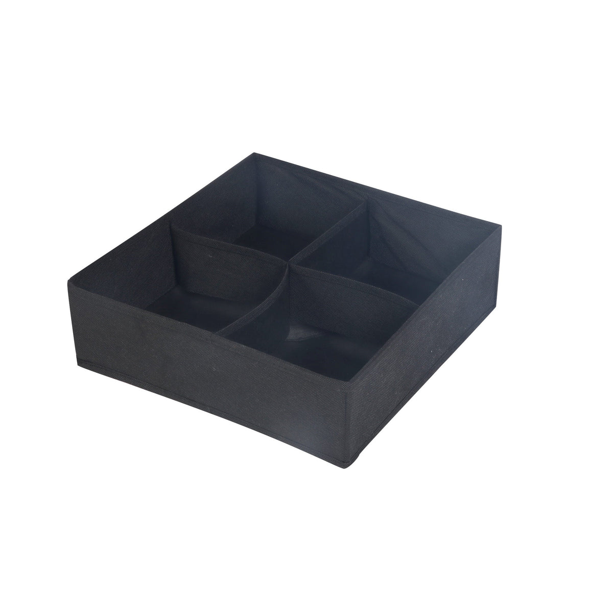 Space Logic Drawer & Closet Caddy Large 4 Section Midnight Black image 2