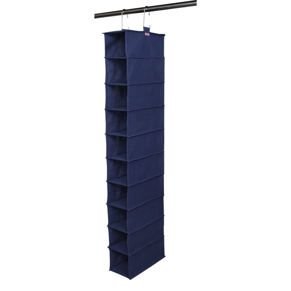 Space Logic 10-Pocket Hanging Organiser Navy image 1