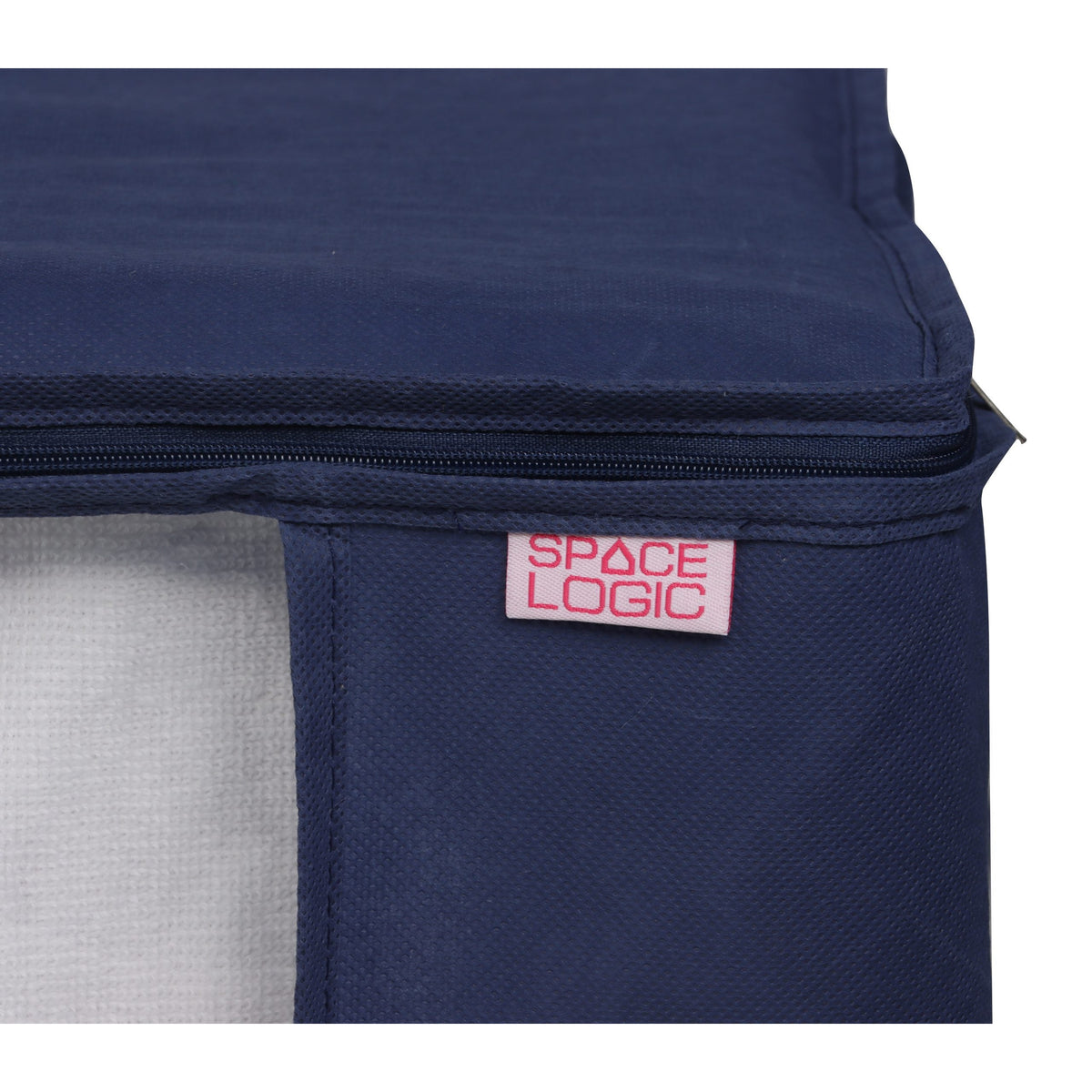 Space Logic Blanket Storage Tote Navy image 2