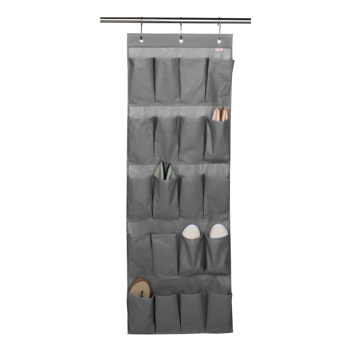 Space Logic 20 Pocket Over Door Organiser Urban Grey image 0
