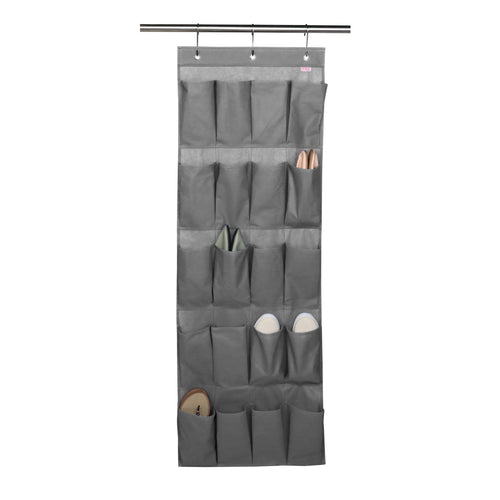 Space Logic 20 Pocket Over Door Organiser Urban Grey image 0