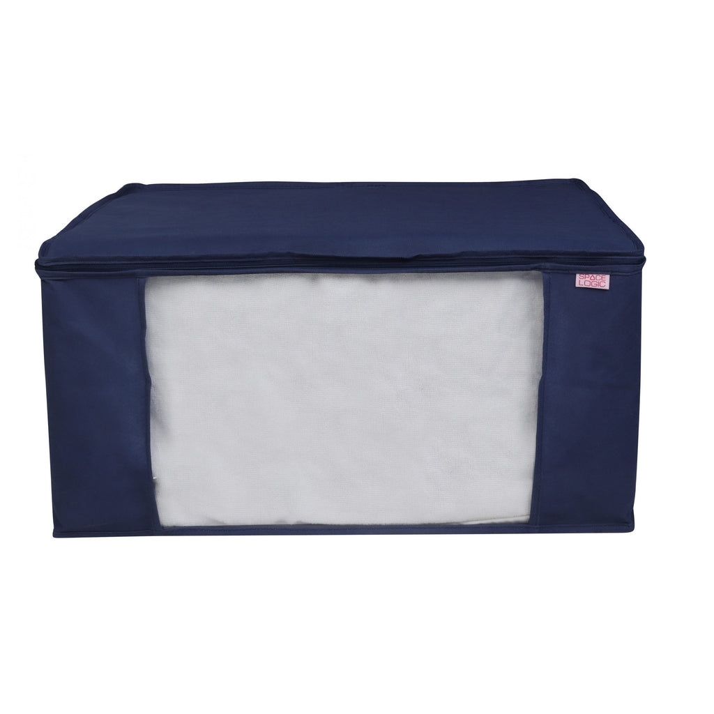 Space Logic Blanket Storage Tote Navy image 1