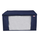 Space Logic Blanket Storage Tote Navy image 1