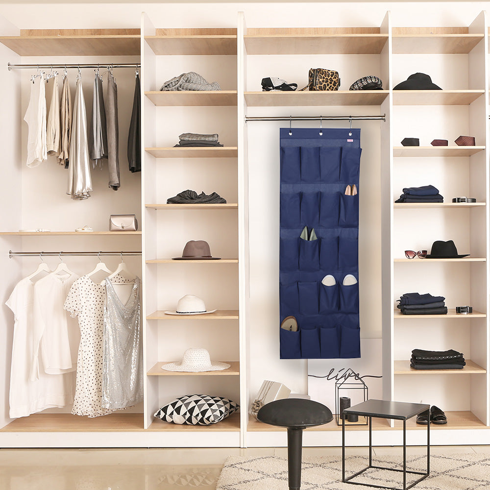 Space Logic 20 Pocket Over Door Organiser Navy