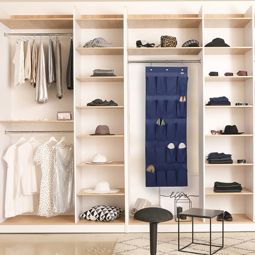 Space Logic 20 Pocket Over Door Organiser Navy