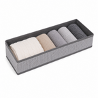 Space Logic Oblong Drawer Divider Grey Herringbone