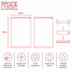 Space Logic Travel Roll Storage Bags Twin Pack Large