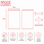 Space Logic Travel Roll Storage Bags Twin Pack Medium