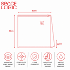 Space Logic Cube Vacuum Storage Bags Twin Pack Large