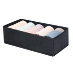Space Logic Drawer & Closet Caddy Large 4 Section Midnight Black image 0