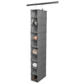Space Logic 10-Pocket Hanging Organiser  Urban Grey image 0