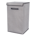 Space Logic Laundry Hamper Grey Herringbone image 0