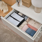 Space Logic Drawer & Closet Caddy Large Twin Section Midnight Black image 2