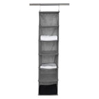 Space Logic 6-Shelf Hanging Organiser Urban Grey image 1