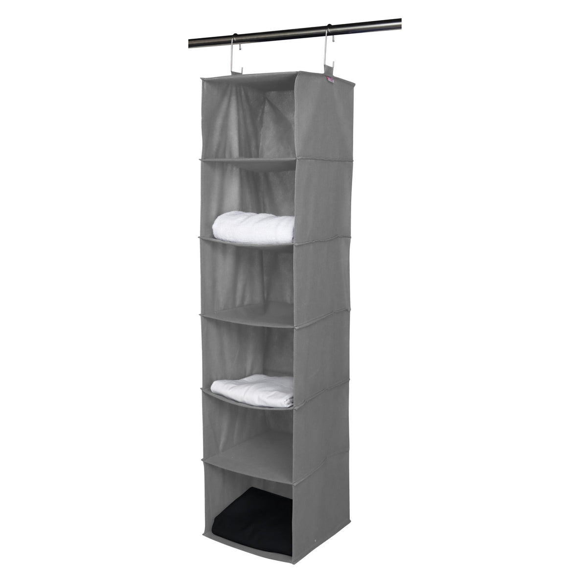 Space Logic 6-Shelf Hanging Organiser Urban Grey image 0