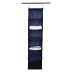 Space Logic 6-Shelf Hanging Organiser Navy image 1