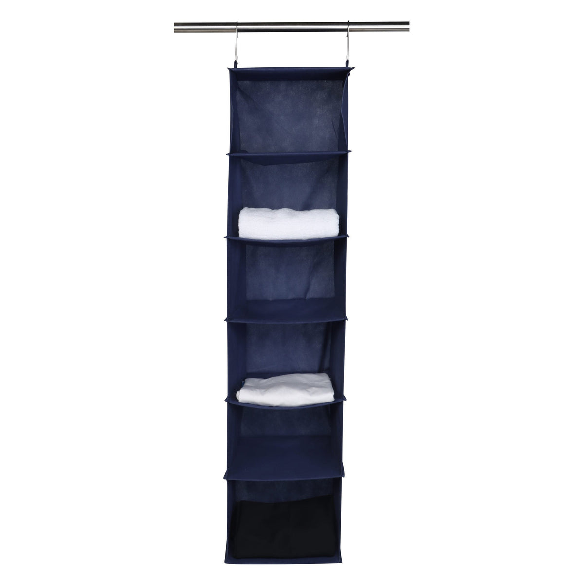 Space Logic 6-Shelf Hanging Organiser Navy image 1