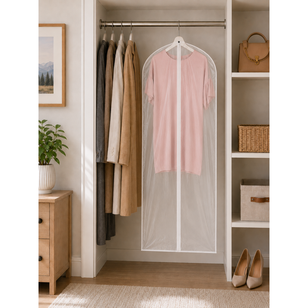 Space Logic Clear Dress & Coat Cover Twin Pack
