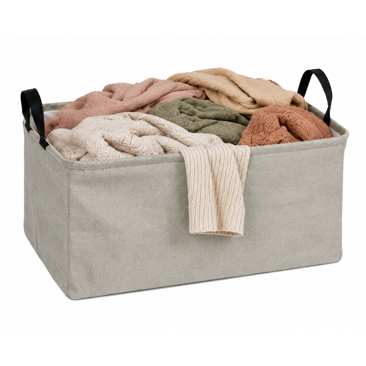 Space Logic Laundry Basket Stone Grey 35L