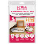 Space Logic Flat Vacuum Storage Bags Twin pack Large