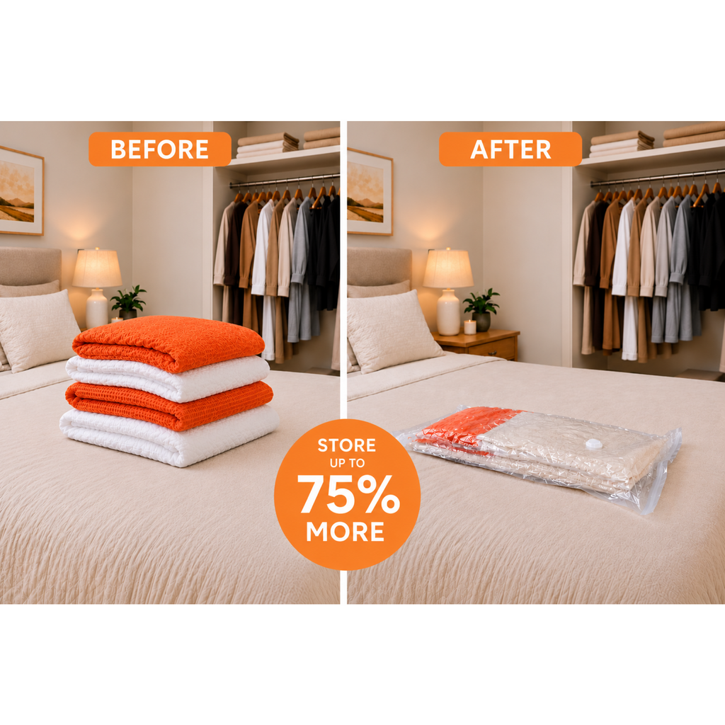 Space Logic Flat Vacuum Storage Bags 1 Piece Extra Large