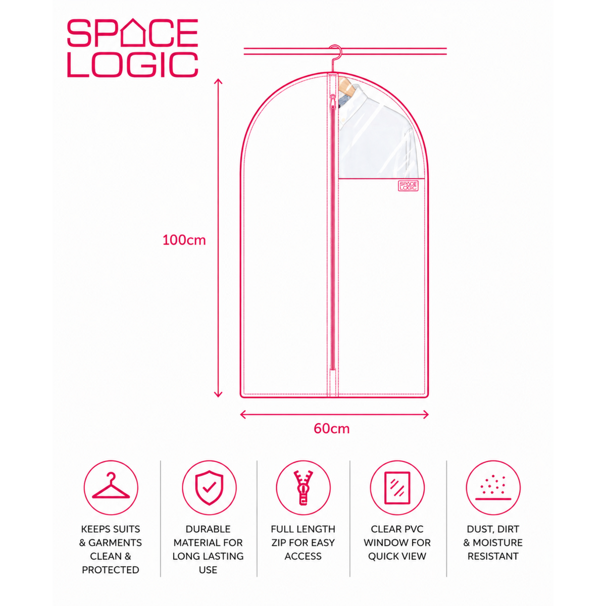 Space Logic Suit Cover Navy