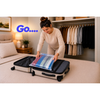 Space Logic Travel Roll Storage Bags Twin Pack Large