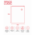 Space Logic Flat Vacuum Storage Bags Twin pack Large
